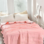 Cooling Blanket Breathable Bamboo Blend & Moisture-Wicking