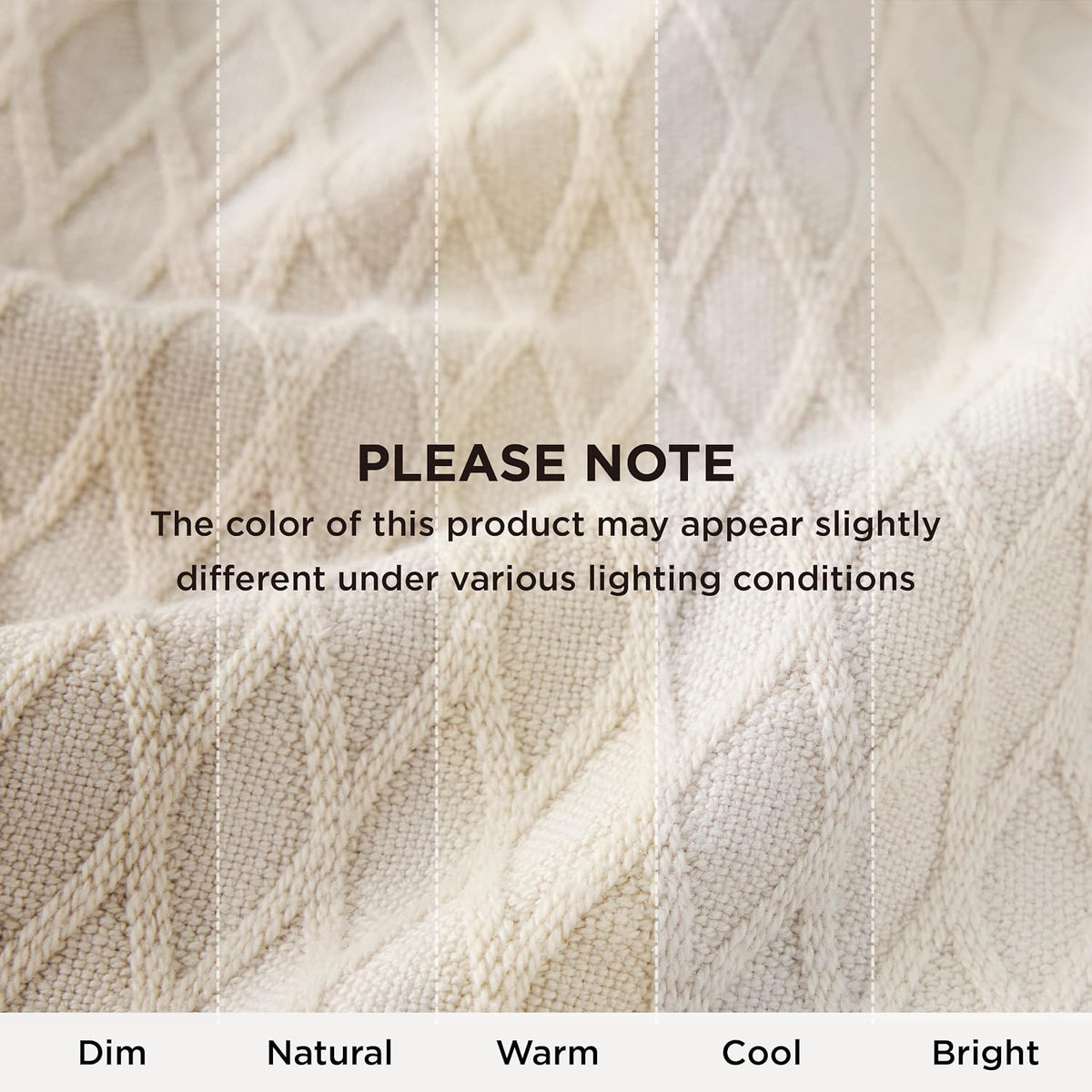 Cooling Blanket Breathable Bamboo-Cotton Diamond Waffle