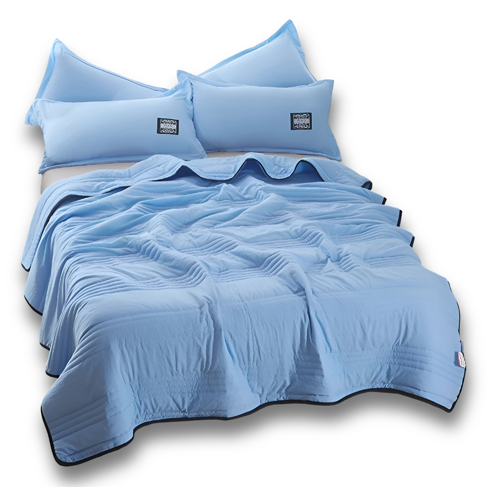 Cooling Blanket Breathable Heat-Dissipating Cotton Blend