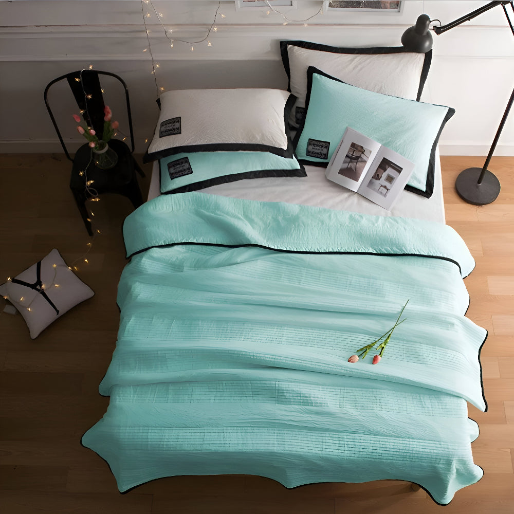 Cooling Blanket Breathable Heat-Dissipating Cotton Blend