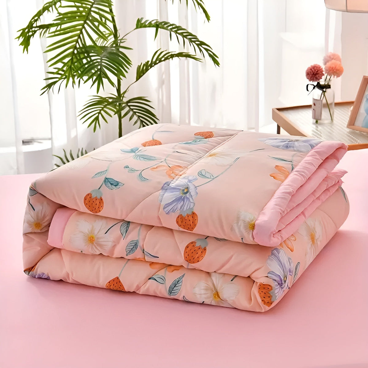 Cooling Blanket Breathable Lightweight Hypoallergenic Fill