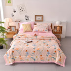 Cooling Blanket Breathable Lightweight Hypoallergenic Fill