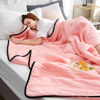 Cooling Blanket Breathable Moisture-Wicking Microfiber Lining