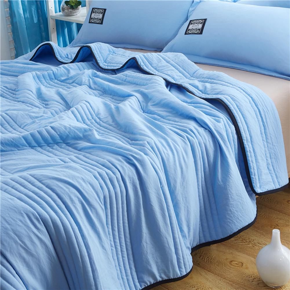 Cooling Blanket Breathable Moisture-Wicking Microfiber Lining