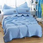 Cooling Blanket Channel Quilted Lightweight Breathable