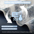 Cooling Blanket Cold-Touch Fabric Soft & Breathable