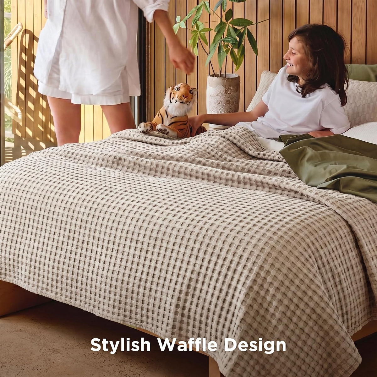 Cooling Blanket Cotton & Bamboo Moisture-Wicking
