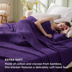 Cooling Blanket Cotton & Bamboo Moisture-Wicking