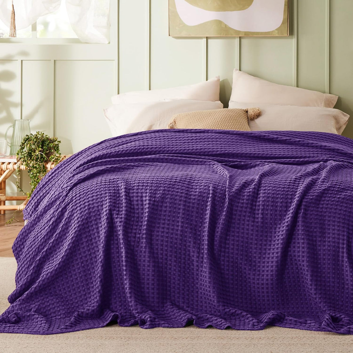 Cooling Blanket Cotton & Bamboo Moisture-Wicking