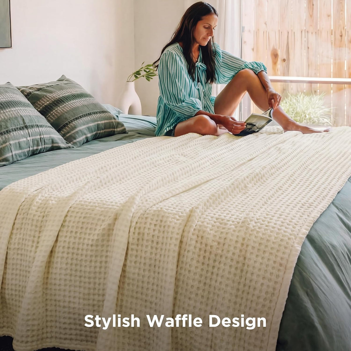 Cooling Blanket Cotton & Bamboo Moisture-Wicking
