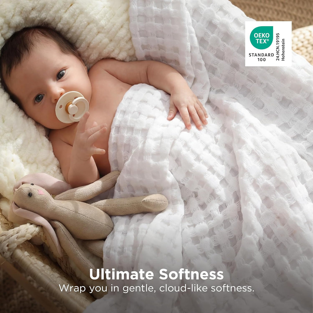 Cooling Blanket Cotton & Bamboo Moisture-Wicking