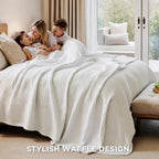 Cooling Blanket Cotton & Bamboo Moisture-Wicking