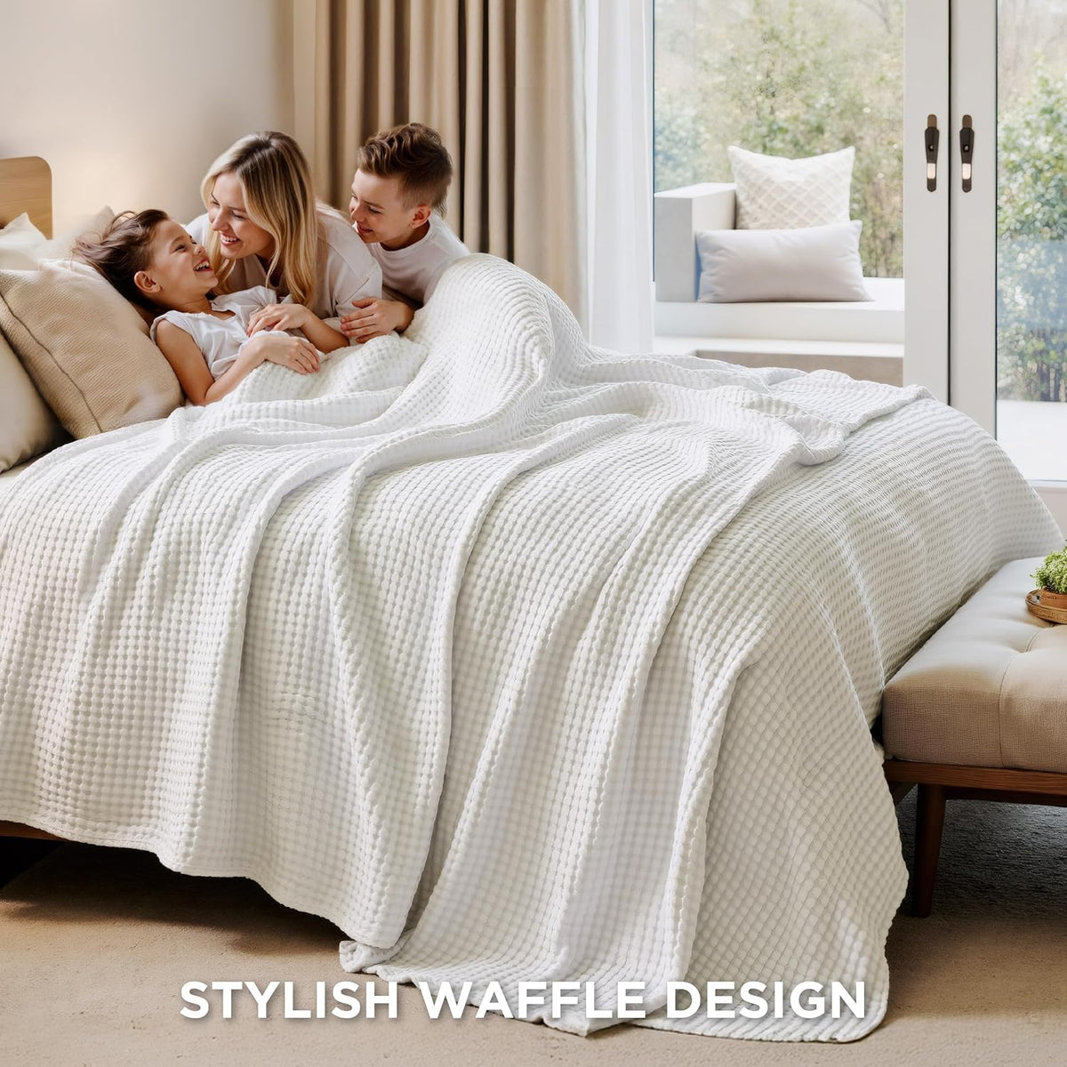 Cooling Blanket Cotton & Bamboo Moisture-Wicking