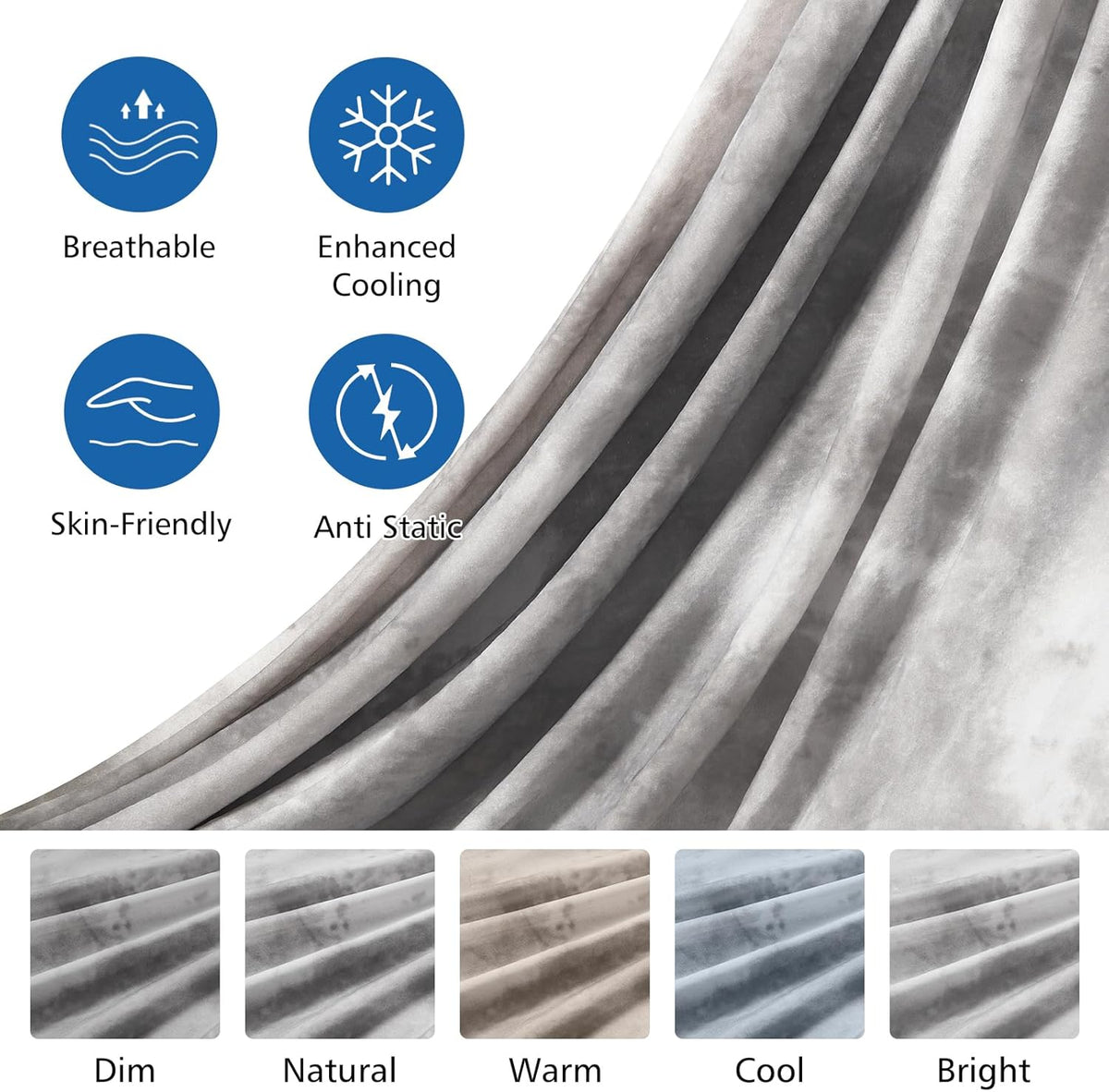 Cooling Blanket Double-Sided Arc-Chill Machine Washable
