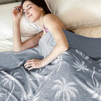 Cooling Blanket Double-Sided Breathable Fabric Lightweight & Portable