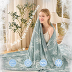 Cooling Blanket Double-Sided Breathable Fabric Lightweight & Portable