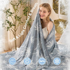 Cooling Blanket Double-Sided Breathable Fabric Lightweight & Portable