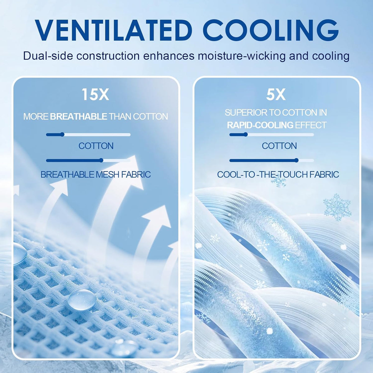 Cooling Blanket Double-Sided Breathable Fabric Lightweight & Portable