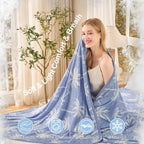Cooling Blanket Double-Sided Breathable Fabric Lightweight & Portable