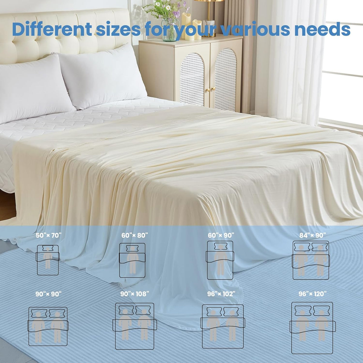 Cooling Blanket Double-Sided Breathable Lightweight