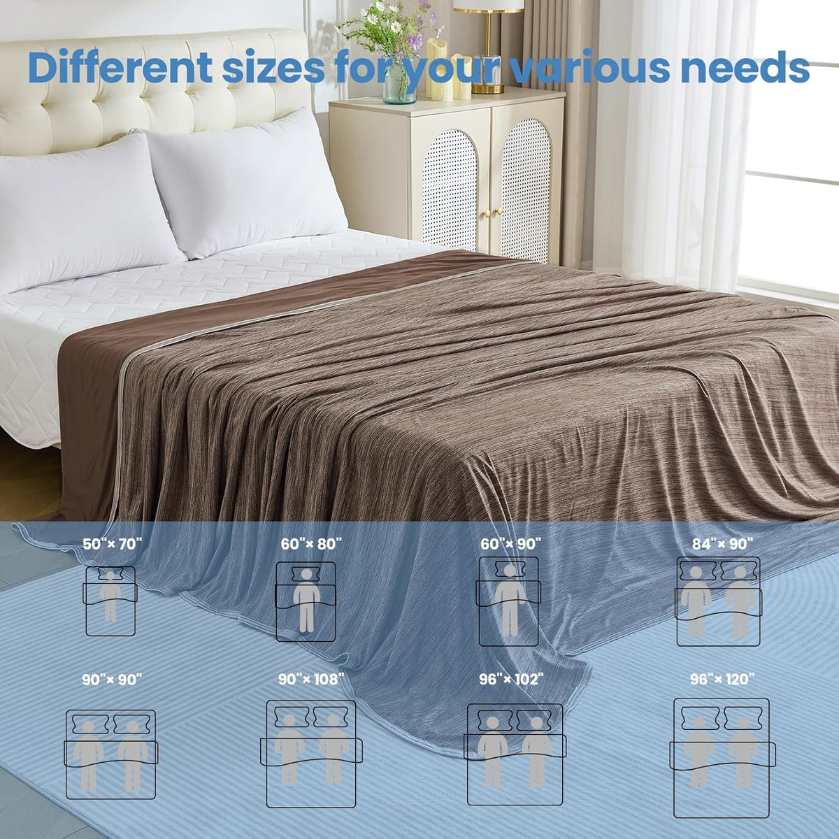 Cooling Blanket Double-Sided Breathable Lightweight