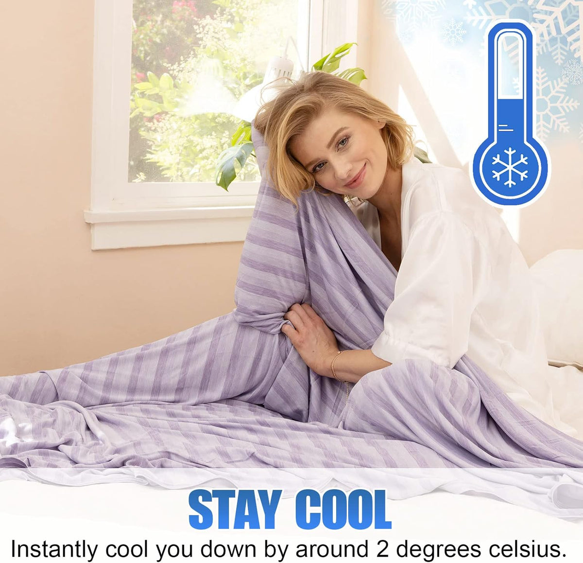 Cooling Blanket Double-Sided Breathable & Lightweight