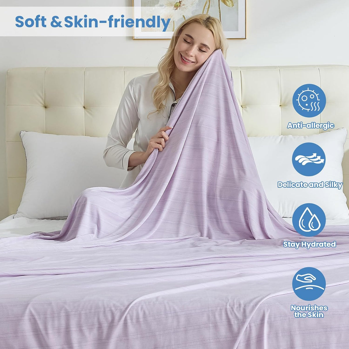 Cooling Blanket Double-Sided Breathable Lightweight