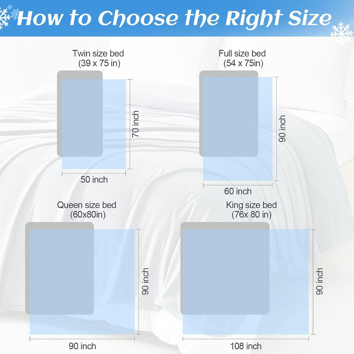 Cooling Blanket Double-Sided Breathable & Lightweight