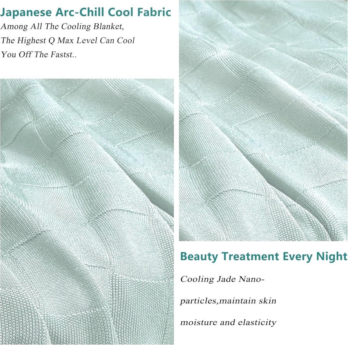 Cooling Blanket Double-Sided Japanese Arc-Chill Machine Washable