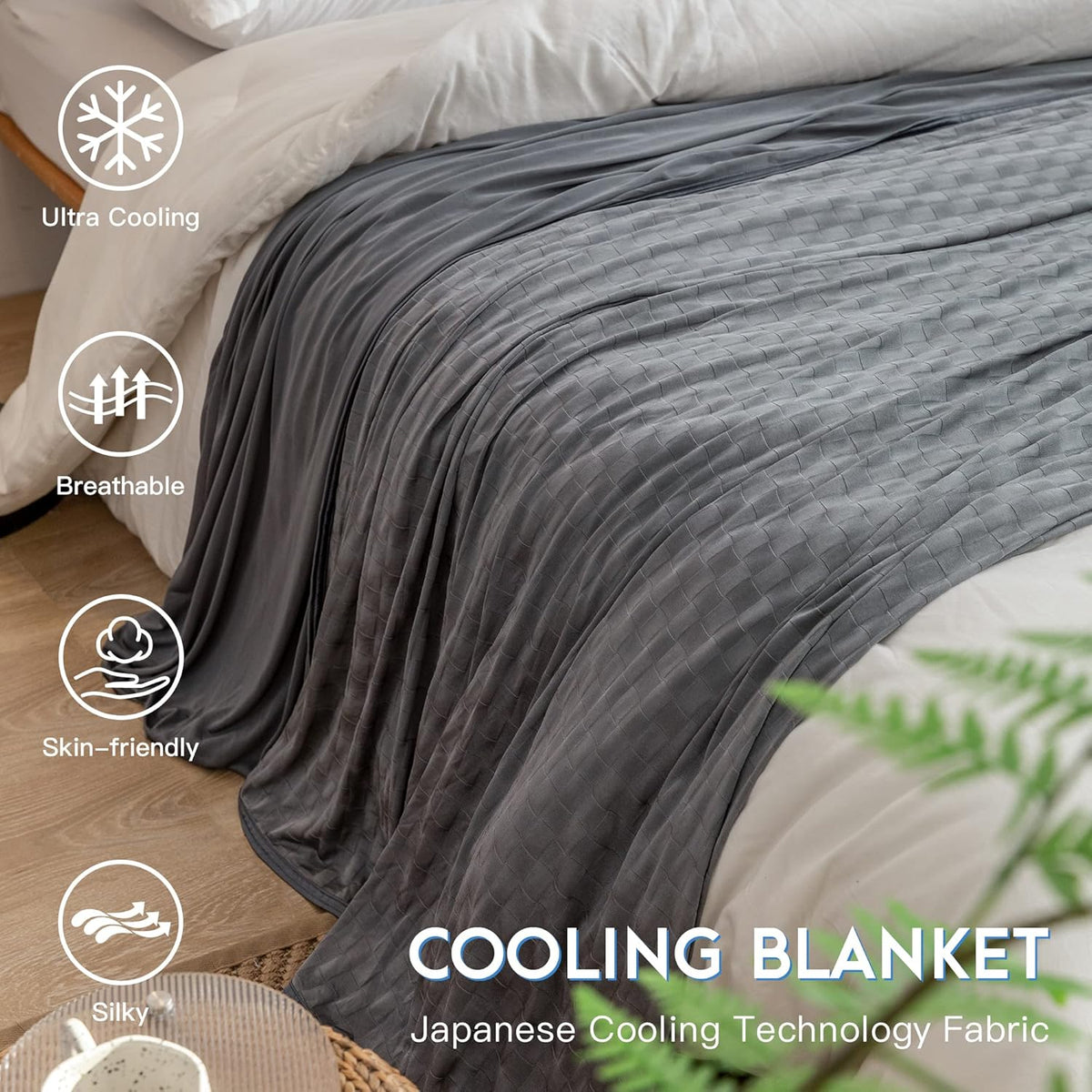 Cooling Blanket Double-Sided Japanese Arc-Chill Machine Washable