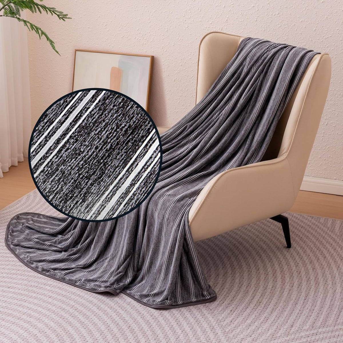 Cooling Blanket Double-Sided Lightweight Nylon & Polyester
