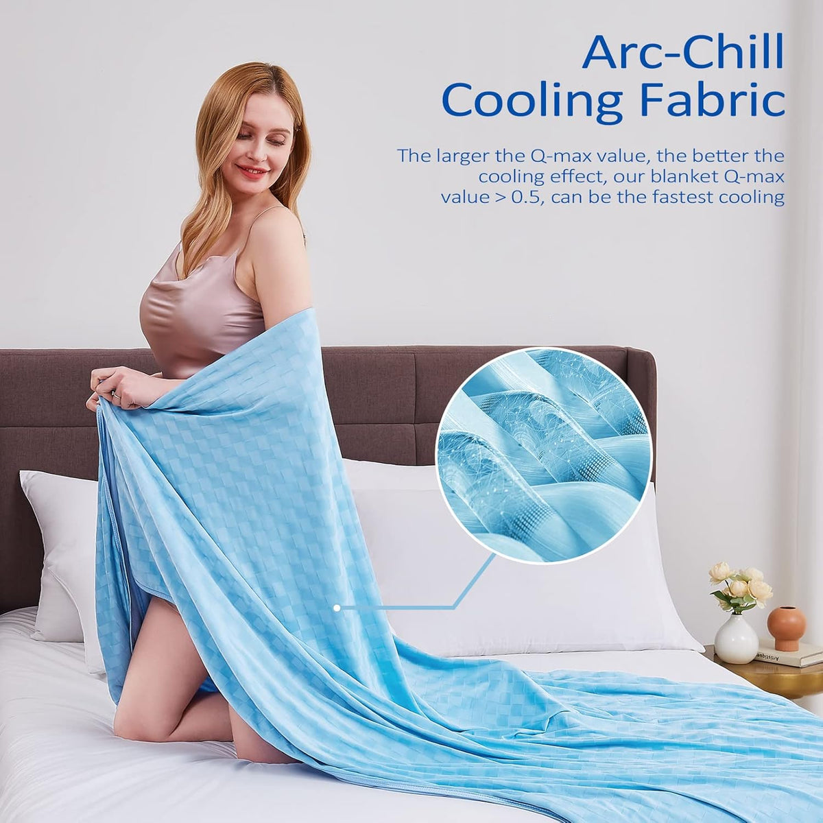Cooling Blanket Double-Sided Moisture-Wicking
