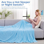Cooling Blanket Double-Sided Moisture-Wicking