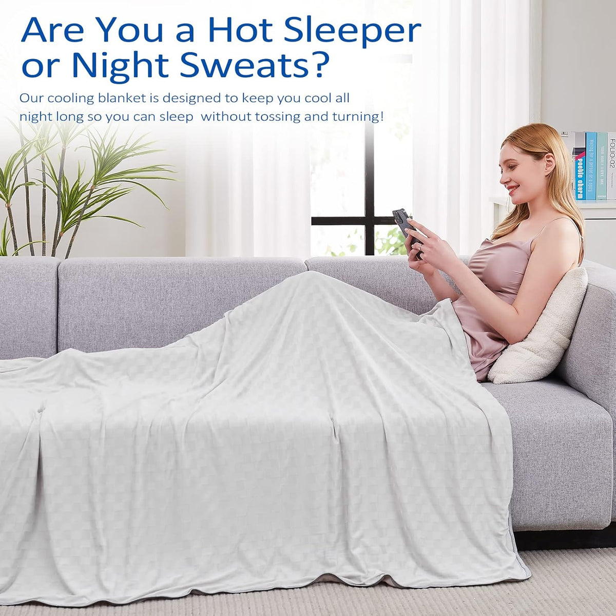 Cooling Blanket Double Sided Moisture Wicking Microfiber