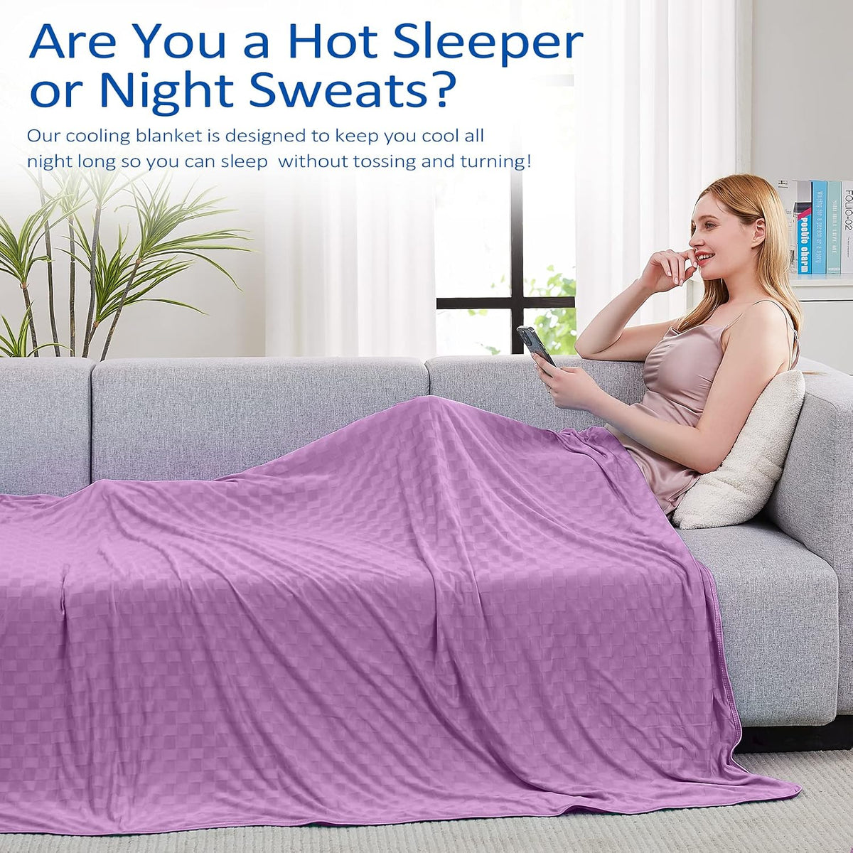 Cooling Blanket Double Sided Moisture Wicking Microfiber