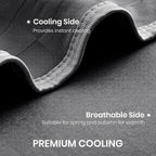 Cooling Blanket Double-Sided Moisture-Wicking Nylon & Microfiber