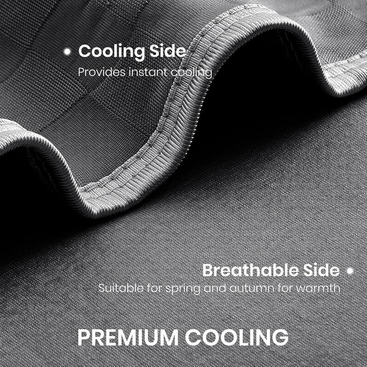 Cooling Blanket Double-Sided Moisture-Wicking Nylon & Microfiber