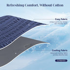 Cooling Blanket Double-Sided Nylon-Spandex & Seersucker