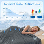 Cooling Blanket Double-Sided Nylon-Spandex & Seersucker