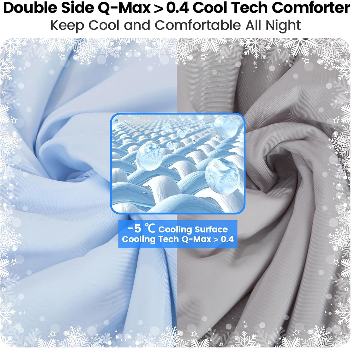 Cooling Blanket Double-Sided Q-Max Nylon Blend