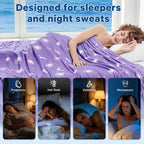 Cooling Blanket Dual-Sided Arc-Chill Fabric Machine Washable