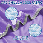 Cooling Blanket Dual-Sided Arc-Chill Lightweight & Breathable