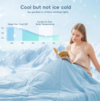 Cooling Blanket Dual-Sided Breathable & Moisture-Wicking