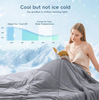 Cooling Blanket Dual-Sided Breathable & Moisture-Wicking