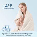 Cooling Blanket Dual-Sided Breathable & Moisture-Wicking