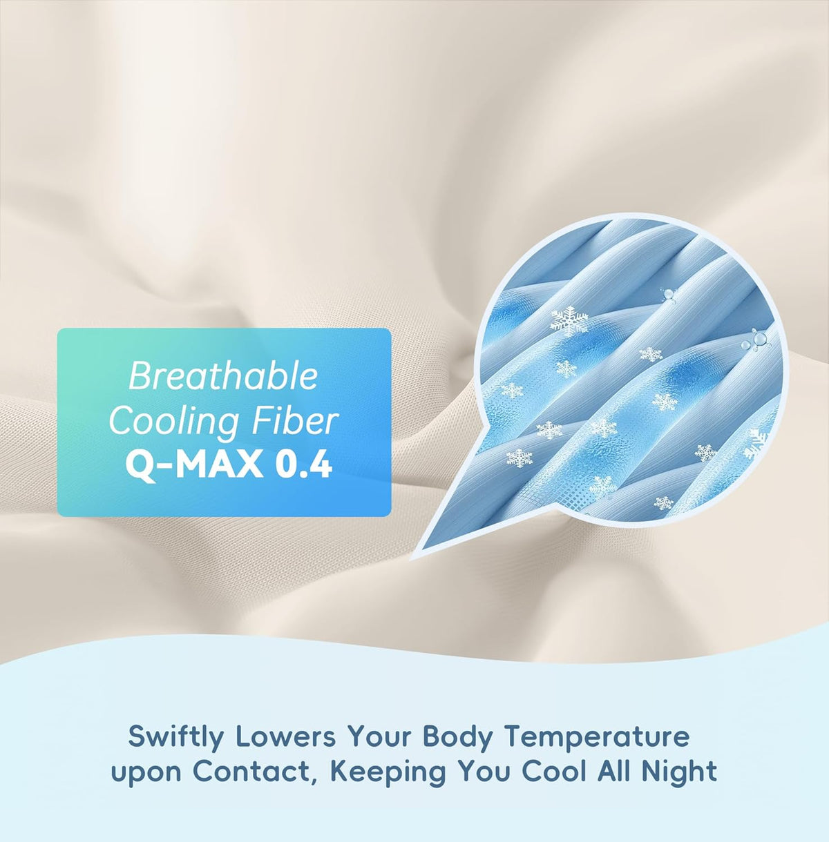 Cooling Blanket Dual-Sided Breathable & Moisture-Wicking