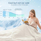 Cooling Blanket Dual-Sided Breathable & Moisture-Wicking