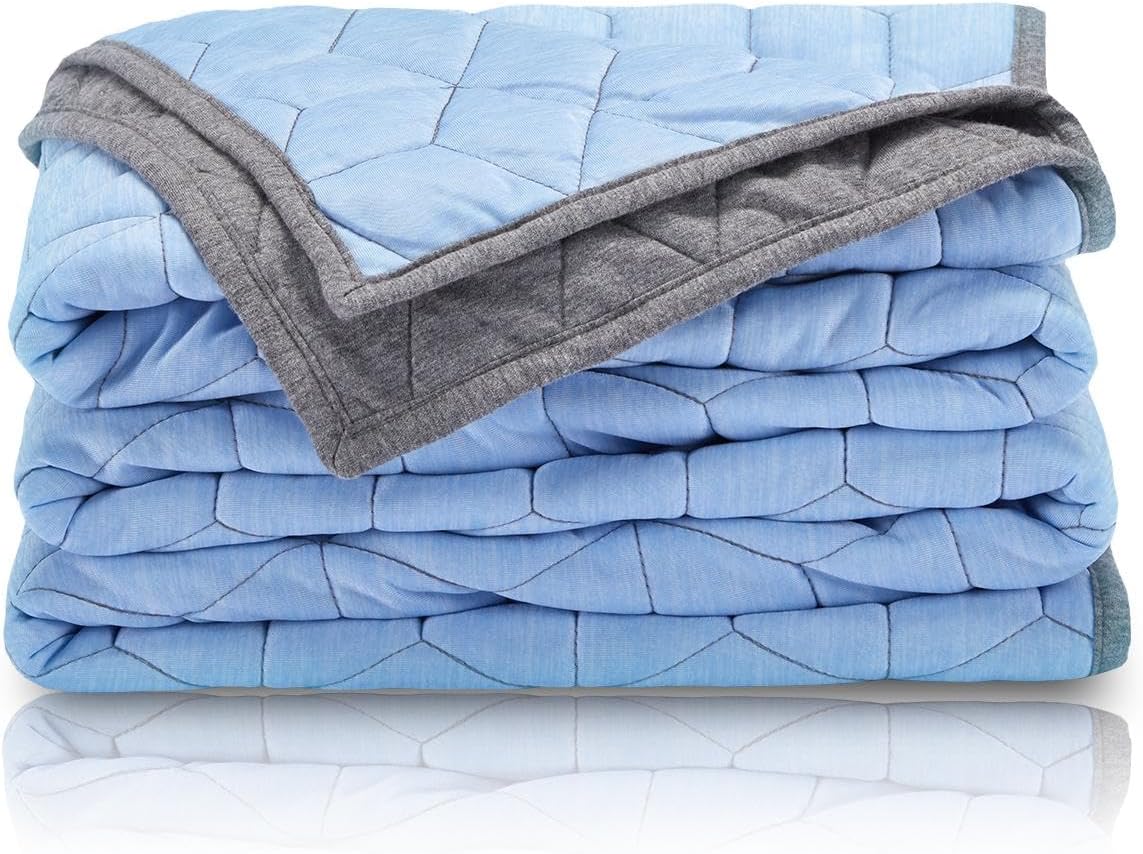Cooling Blanket Dual-Sided Nylon-Polyester & Jersey Cotton