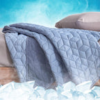 Cooling Blanket Dual-Sided Nylon-Polyester & Jersey Cotton