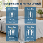 Cooling Blanket Heat-Absorbing Lightweight & Reversible